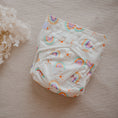 Load image into Gallery viewer, Pastel Medley Cloth Nappy by My Little Gumnut. Reusable nappies. Rainbow cloth nappy. 
