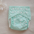 Load image into Gallery viewer, Mint Cloth Nappy by My Little Gumnut. Reusable Cloth Nappies Australia.
