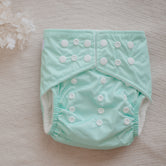 Mint Cloth Nappy by My Little Gumnut. Reusable Cloth Nappies Australia.