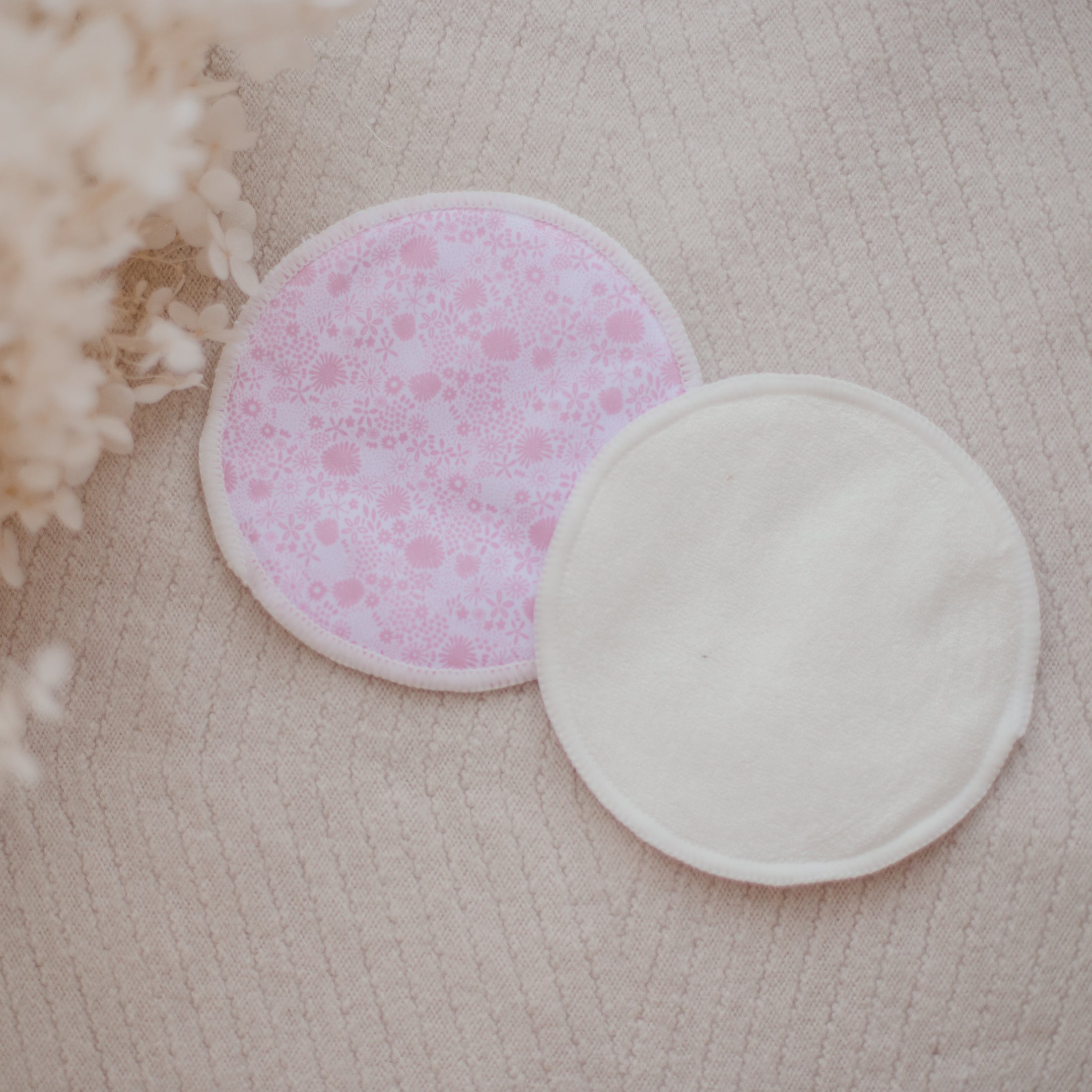 resuable breast pads by My Little Gumnut. Bamboo breast pads. Cloth nursing pads australia