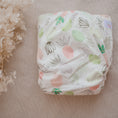 Load image into Gallery viewer, Pineapple print cloth nappy by My Little Gumnut. Reusable cloth nappies Australia. washable nappy
