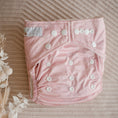 Load image into Gallery viewer, Cloth Nappy 1.0 - Monstera (Dusty Pink)
