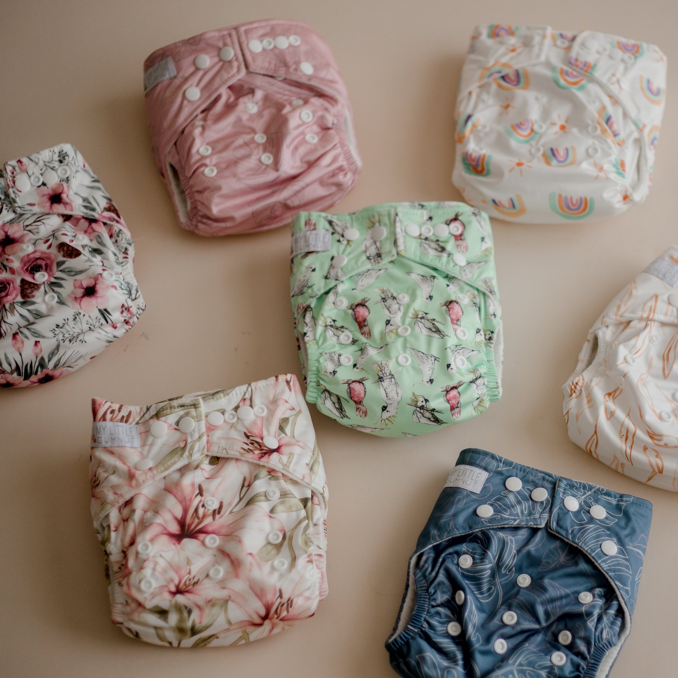 Cloth Nappy 1.0 Full-Time Bundle (25 Nappies)