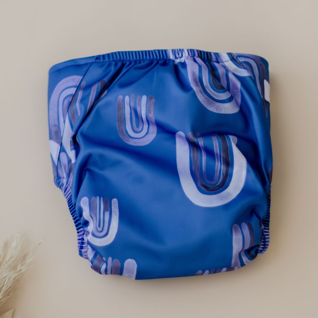 Cloth Nappy 2.0 - Rainbow (Blue)