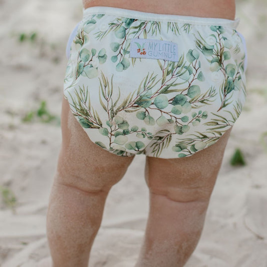 Swimming Nappy - Eucalyptus Green