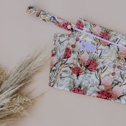 Wet Bag - Blush Botanical