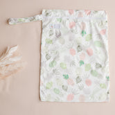 large wet bag. nappy bag. double gusset cloth nappies by my little gumnut. reusable nappy australia. cloth nappies australia. eco friendly nappies. pineapple nappy.