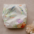 Load image into Gallery viewer, double gusset cloth nappies by my little gumnut. reusable nappy australia. cloth nappies australia. eco friendly nappies. tropical garden nappy.
