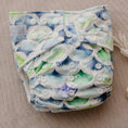 Load image into Gallery viewer, double gusset cloth nappies by my little gumnut. reusable nappy australia. cloth nappies australia. eco friendly nappies. mermaid nappy.
