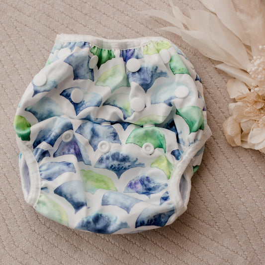 swimming nappy. baby swim nappy. reusable nappy. cloth swim nappy. cloth nappies australia. my little gumnut. 