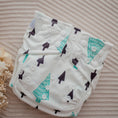 Load image into Gallery viewer, christmas nappy. reusable cloth nappy. my little gumnut. christmas tree

