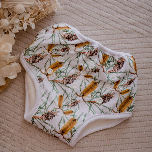 reusable training pants by my little gumnut. potty training. toilet training. cloth training pants australia