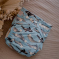 Load image into Gallery viewer, Modern Cloth Nappy Package. MCN. Reusable nappies. My Little Gumnut. Australian brand. Eco-friendly. Sustainability. Modern Cloth Nappies. Whales. Whale nappy.
