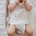 Load image into Gallery viewer, cloth baby tshirt. Cloth nappies by my little gumnut. Australian cloth diapers. Organic cotton baby tshirt

